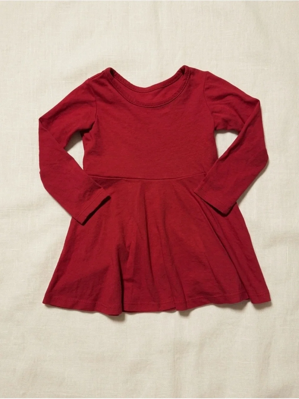 The Children's Place Skater Dress Heart Cutout 9-12M - Picture 2 of 4
